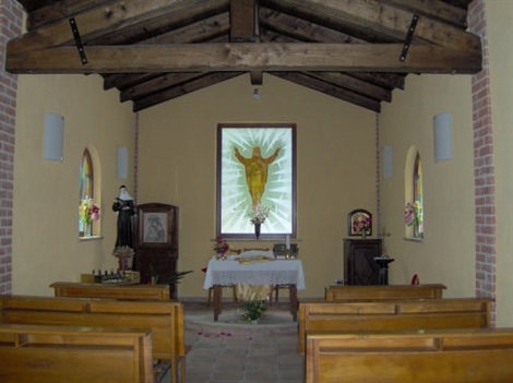 Interno Cappella Santa Rita