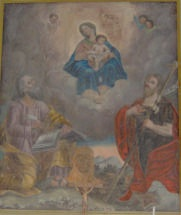 Affresco Madonna con il Bambino